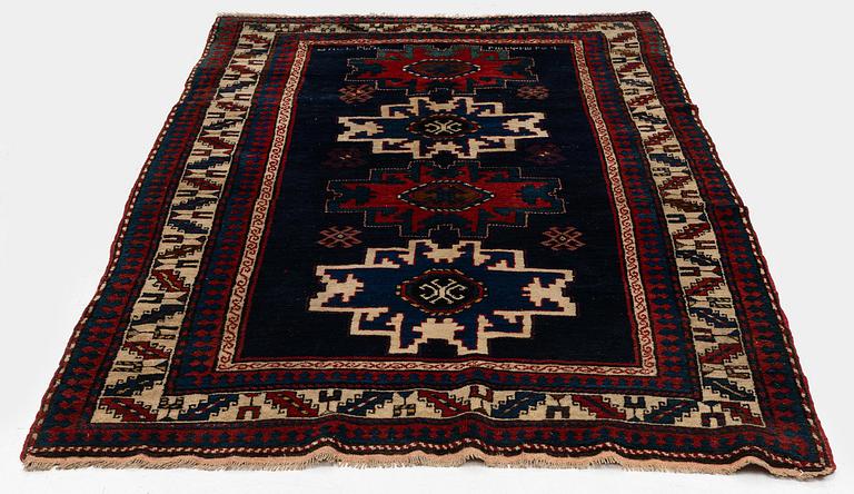 A Lesghi rug, North East Caucasus, signed, c. 230 x 135 cm.