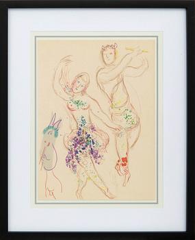 Marc Chagall, "Le Ballet" from the 20th century 1969.