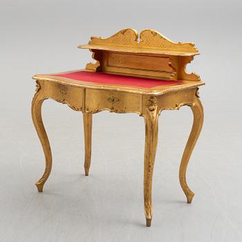 A gilt neo Rococo desk, circa 1900.