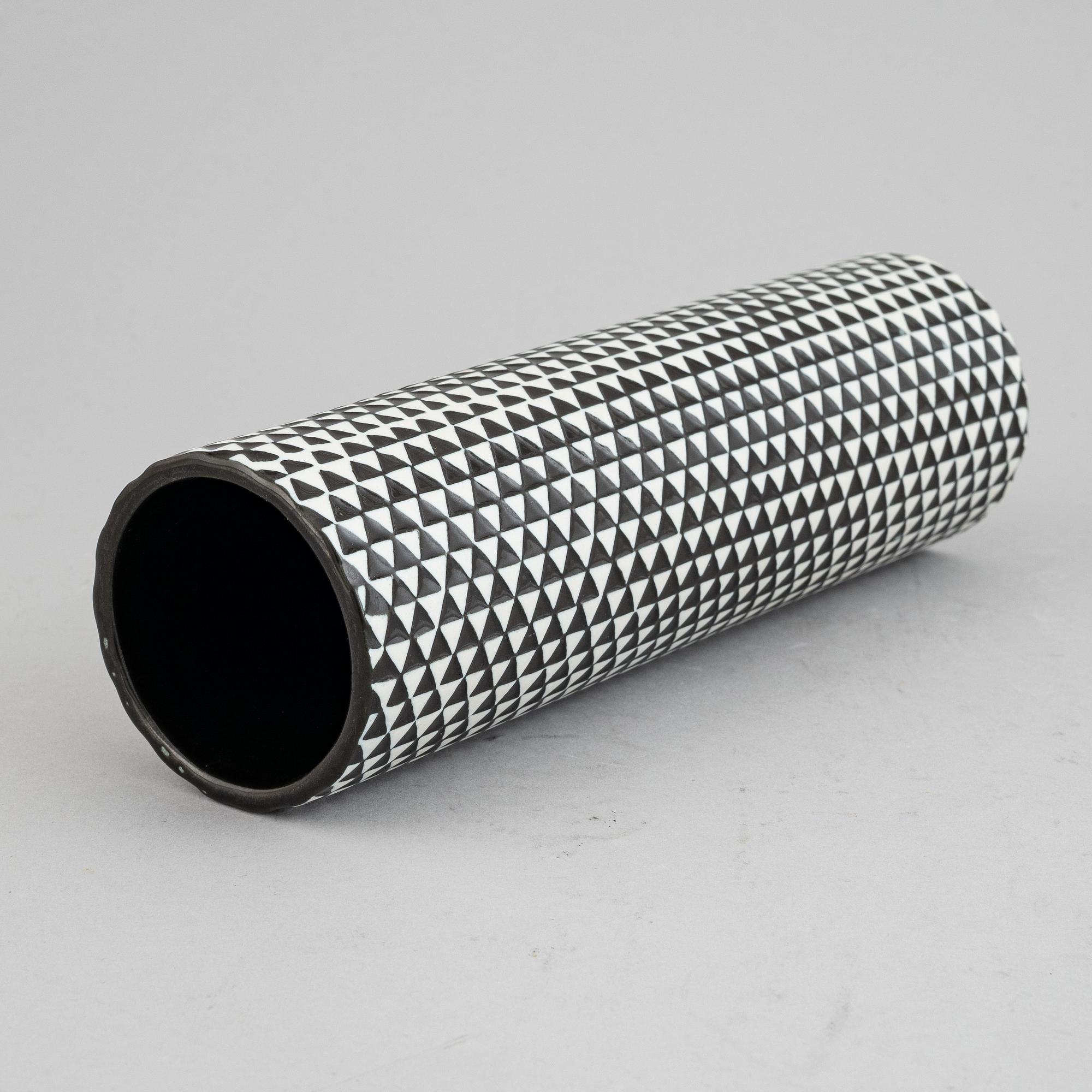 Stig Lindberg, a stoneware 'Domino' vase, Gustavsberg.