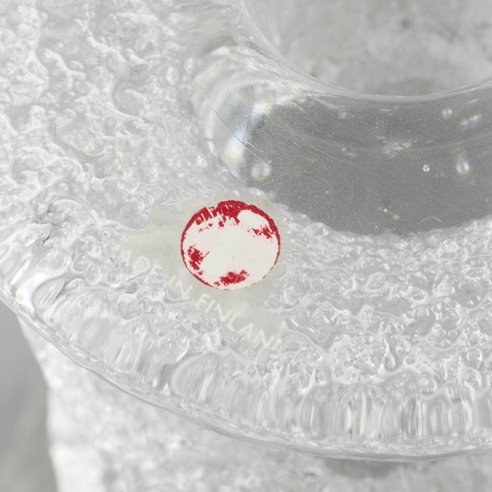 TIMO SARPANEVA, ljusstakar 6 st, glas, "Festivo", Iittala, 1970-tal.