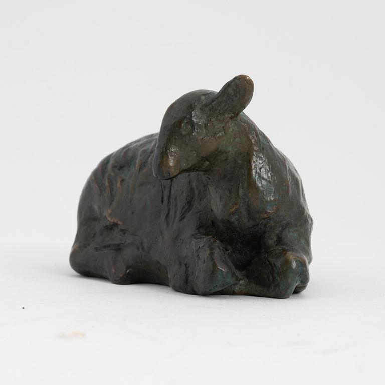 Henrik Allert, a signed bronze sculpture.