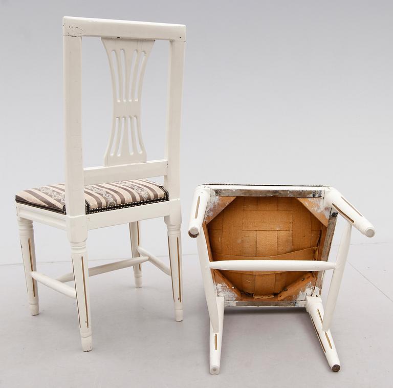 STOLAR, 1 par, gustavianska, 1700-tal.
