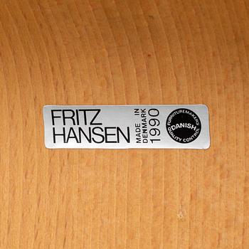ARNE JACOBSEN, stolar 7 st, ”Sjuan”, Fritz Hansen, Danmark, 1900-talets slut.