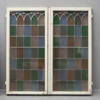 a pair of early 20th century windows.