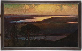 Otto Hesselbom, Skymning över Dalsland.