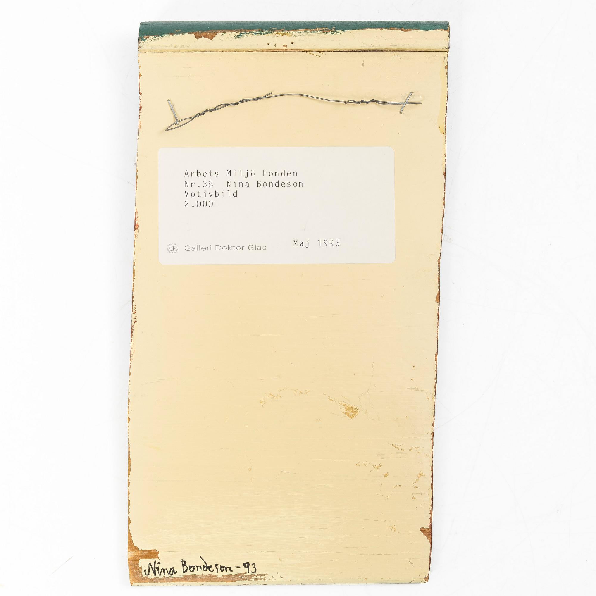 Nina Bondeson, "Votivbild".