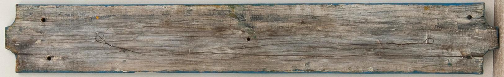 Namnskylt för båt "Nell Britt" 1900-tal.