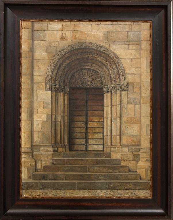 Christian Tilemann-Petersen, a set of two signed oil on canvas.