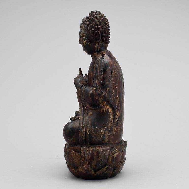 FIGUR, Buddha, troligen 1800-tal.