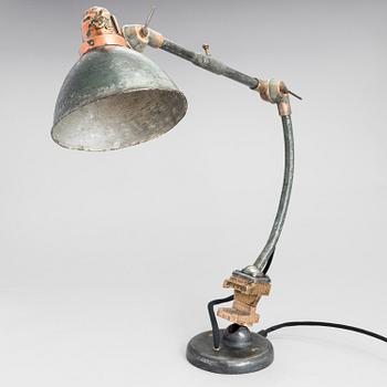 A 20th century table lamp.