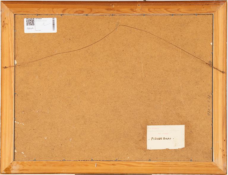 Wim Bosma, oil on panel, signed.