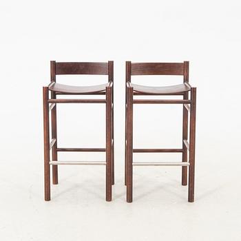 Tom Dixon, bar stool 2 pcs turn of the Century 2000.