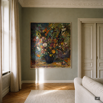 Anders Hultman, Flower Still Life.