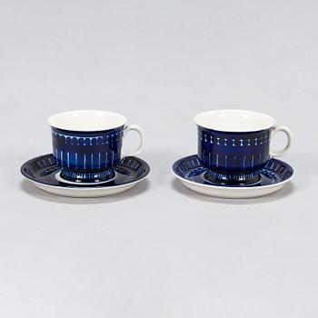 Ulla Procopé, 42-piece porcelain dinnerware set 'Valencia' for Arabia.