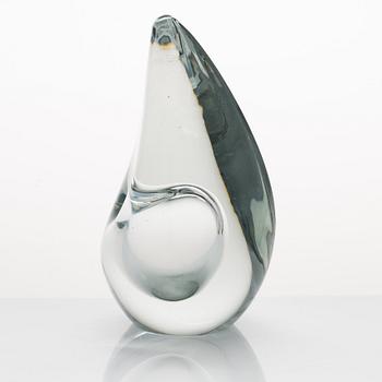 Timo Sarpaneva, a 'Bird's head' glass sculpture, signed Timo Sarpaneva Iittala -54.