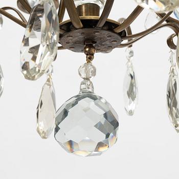 A Rococo style chandelier, 20th Century.