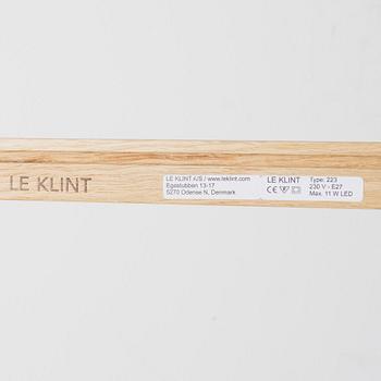 Erik Hansen, vägglampor, ett par, "Sax 223", Le Klint, Danmark.