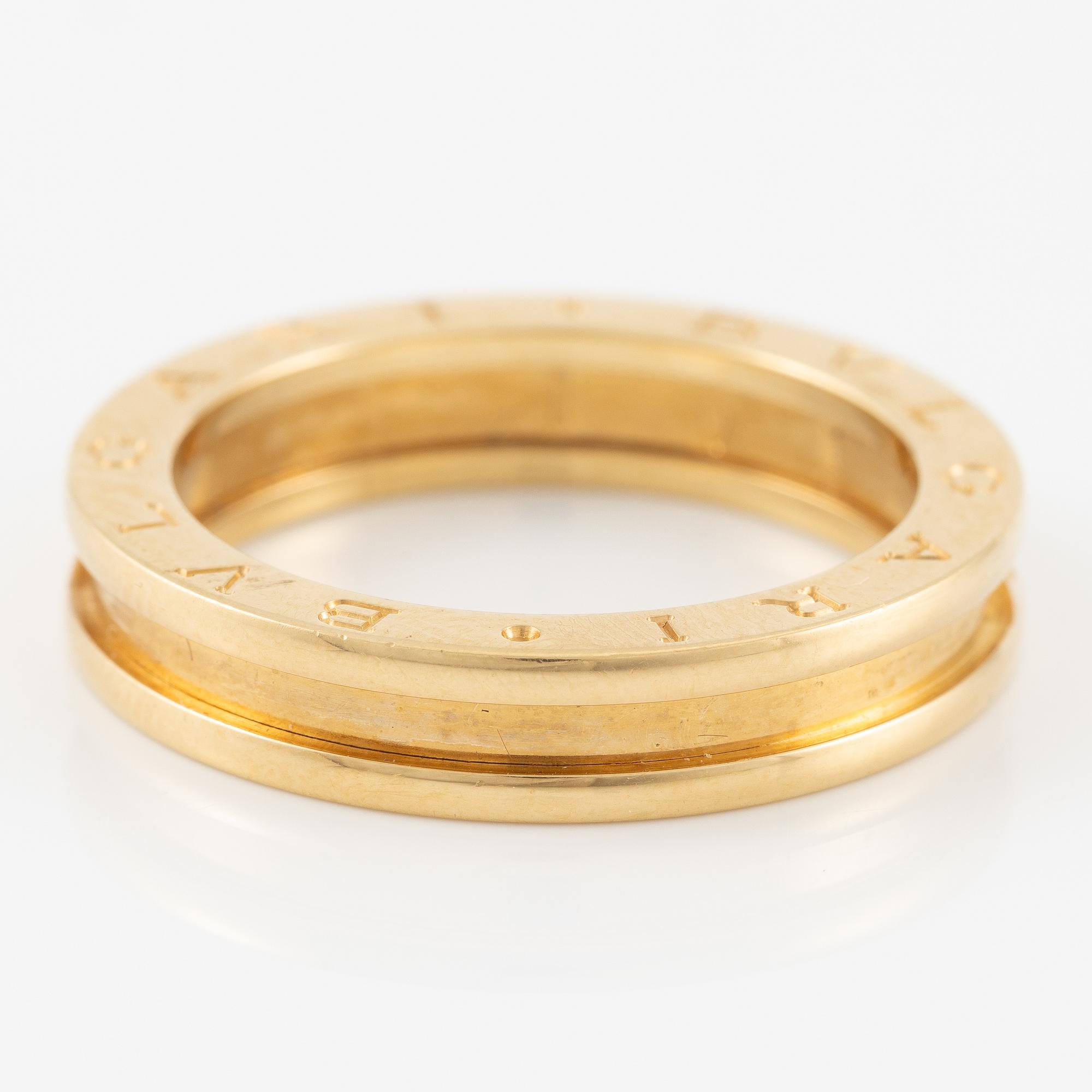 Bulgari, 18K gold, B.Zero1.