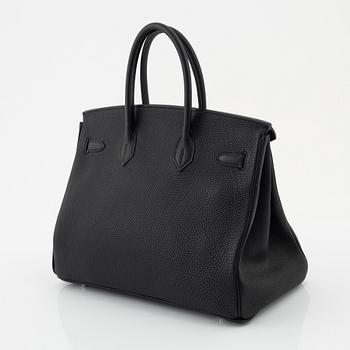 Hermès, a Black Togo leather 'Birkin 35' handbag, 2003.