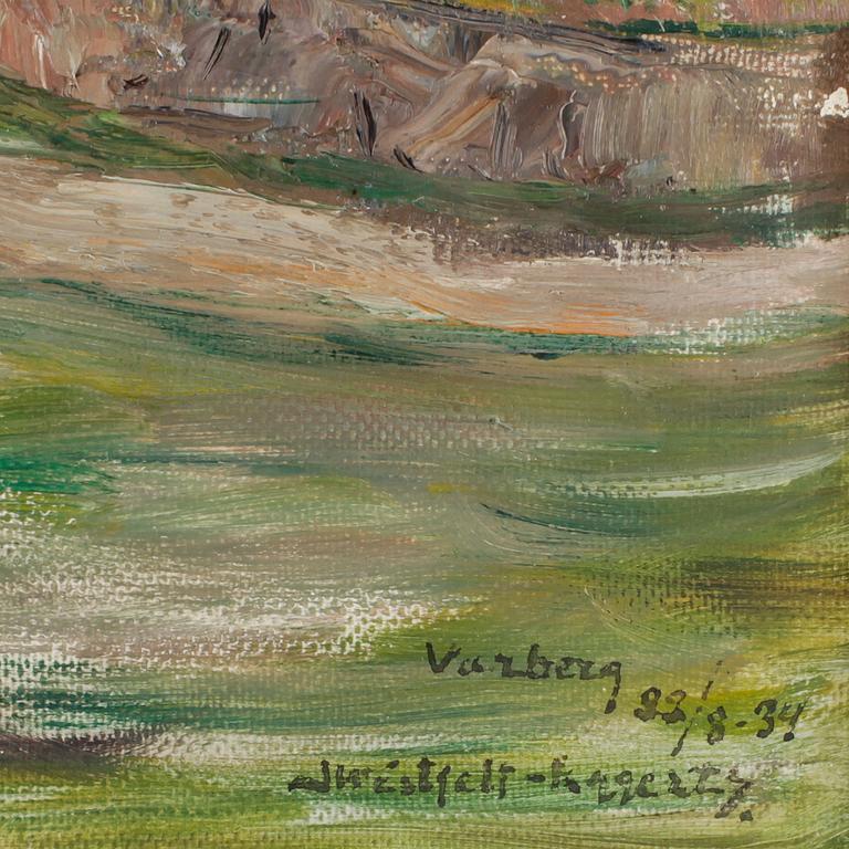 INGEBORG WESTFELT-EGGERTZ, olja på duk, sign och dat -34.
