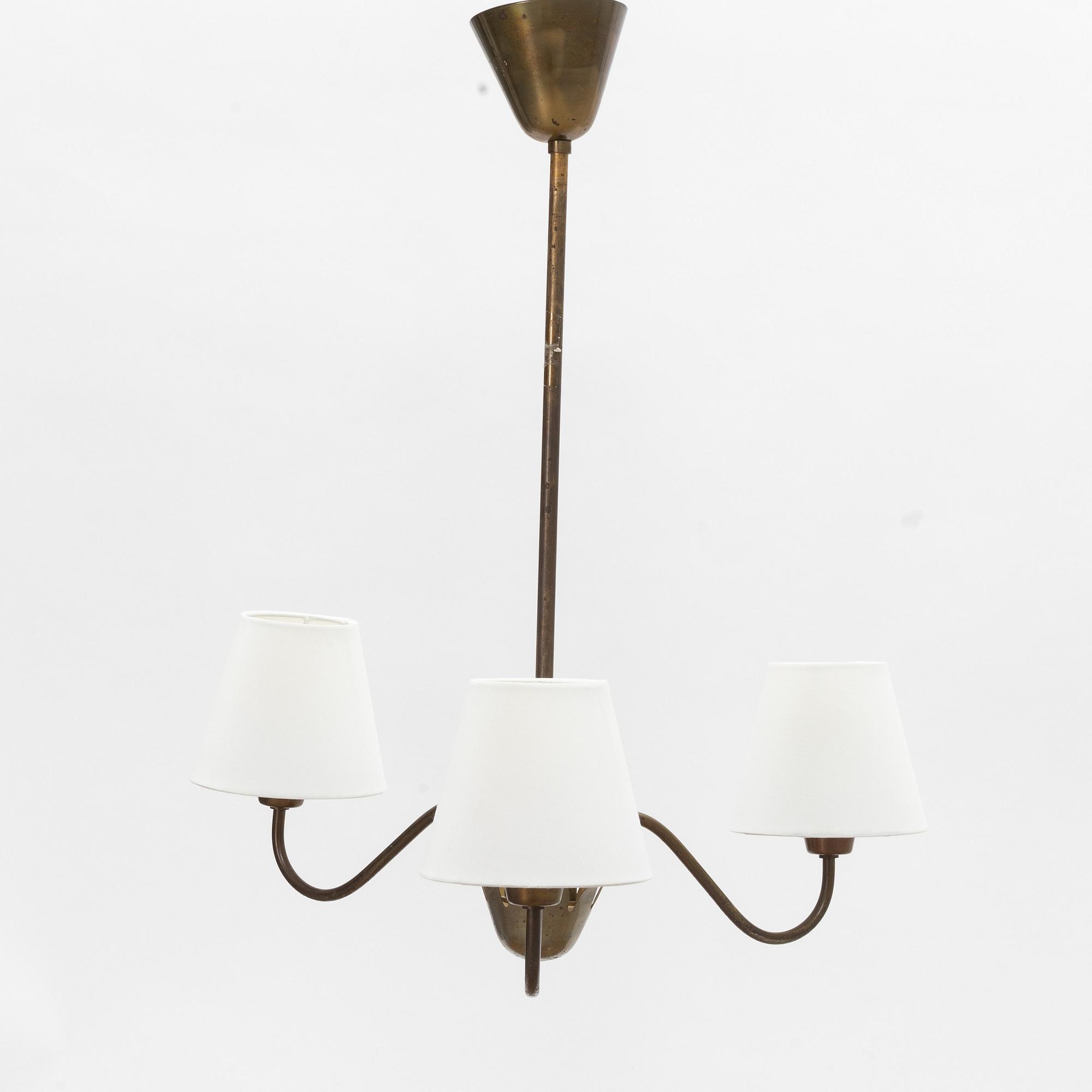 Taklampa, Swedish Modern, Asea, 1950-tal.