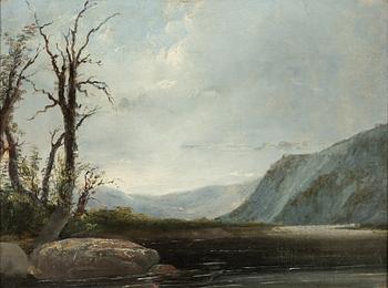 William Hodges, attributed to, 'A bay on the Southern Hemisphere'.