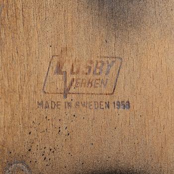 Ilmari Tapiovaara, a set of six 'Fanett' chairs from Edsbyverken, 1960's.