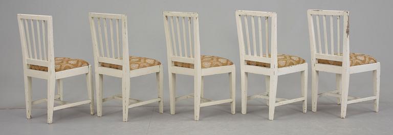 STOLAR, 6 st, allmoge, 1800-talets första hälft.