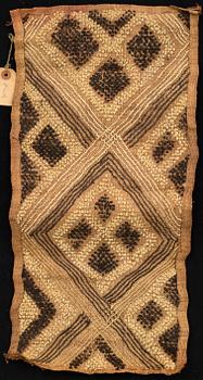 African Kuba Raffia Cloth, Democratic Republic of Congo.