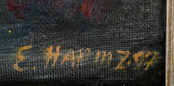 ELENA HARMZ, olja åp duk, signerad och daterad -97.