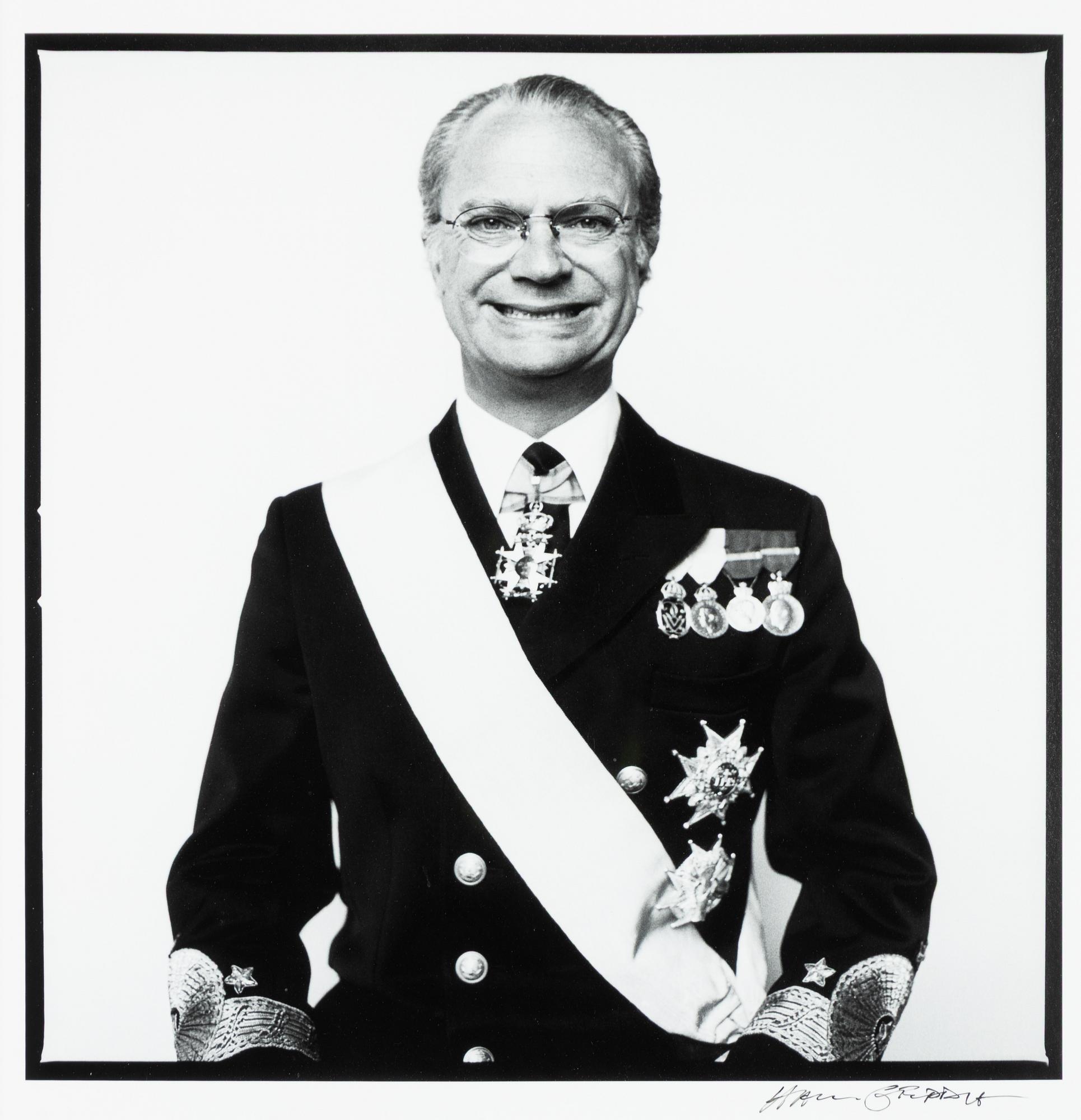 Hans Gedda, Carl XVI Gustaf.