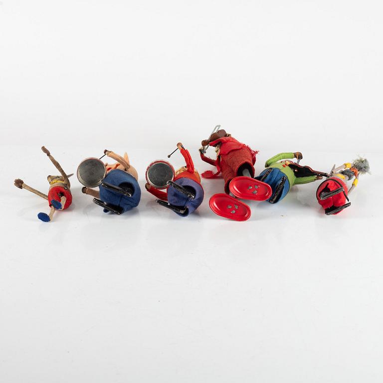 Schuco, among others, mechanical toys, 6 pieces, first half/mid-20th century.