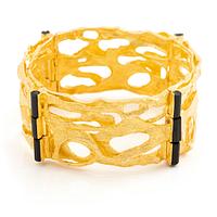 Björn Weckström bracelet "Offereld", 18K gold with tourmaline sticks, Finland 1972. For Lapponia.