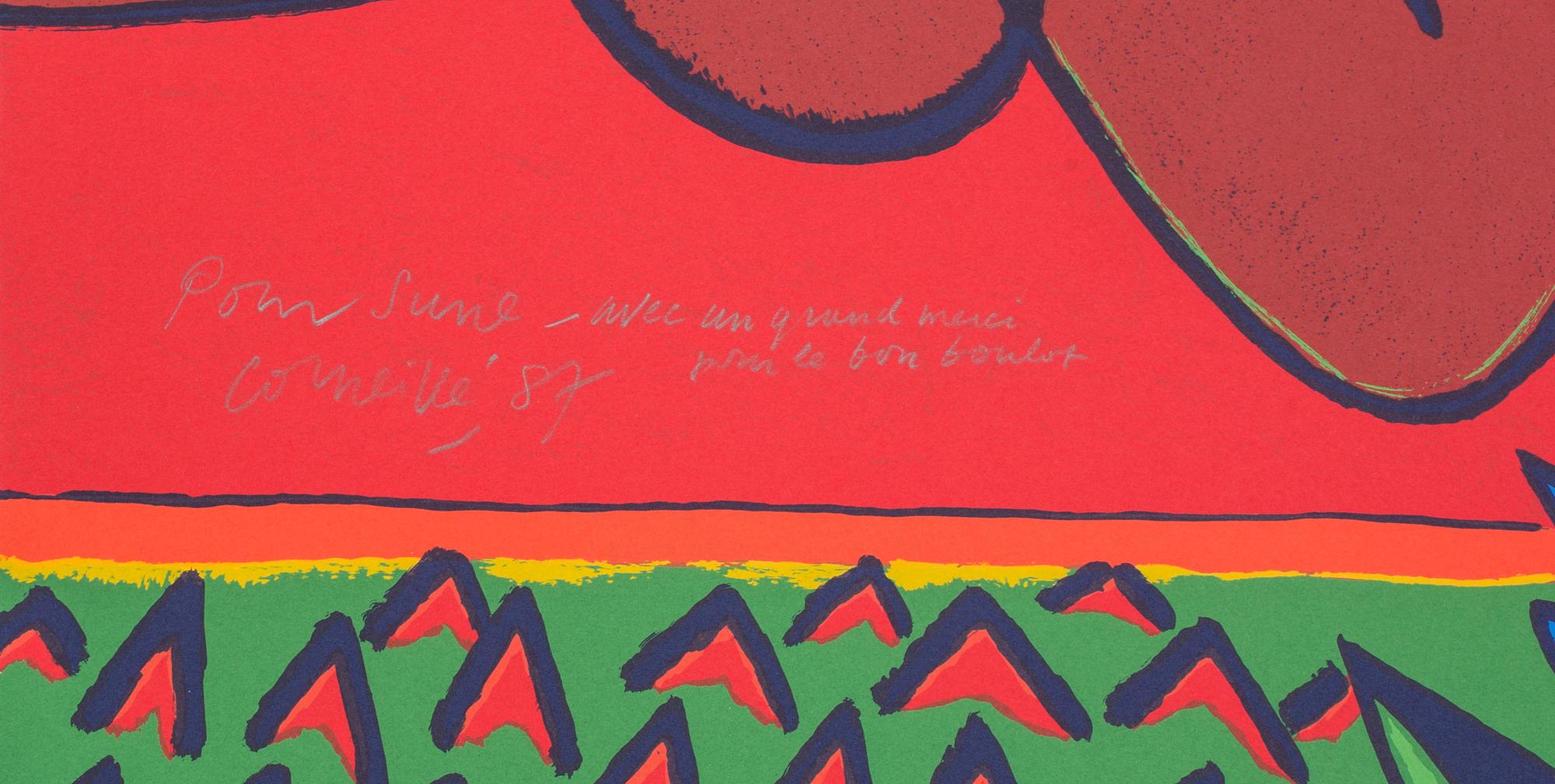 BEVERLOO CORNEILLE, färglitografi, signerad och daterad '87.