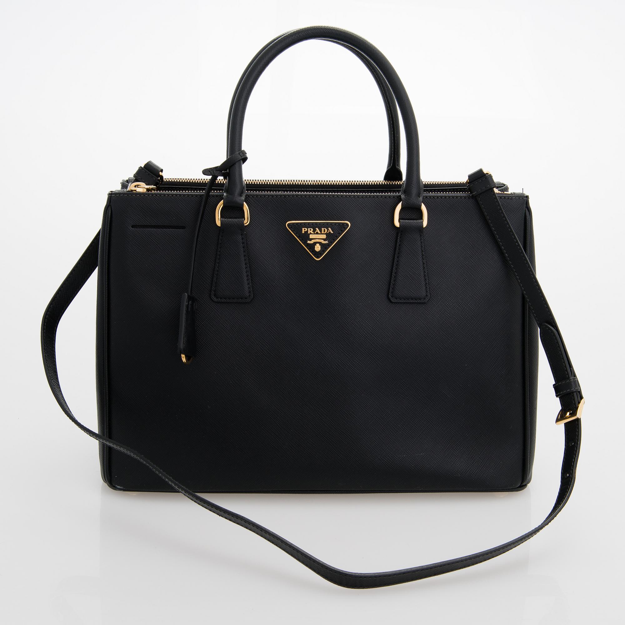 Prada, A 'Galleria' Saffiano Leather handbag.