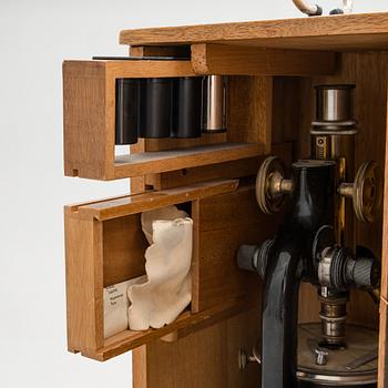 C Reichert, A microscope in box. Wienna ca. 1920.
