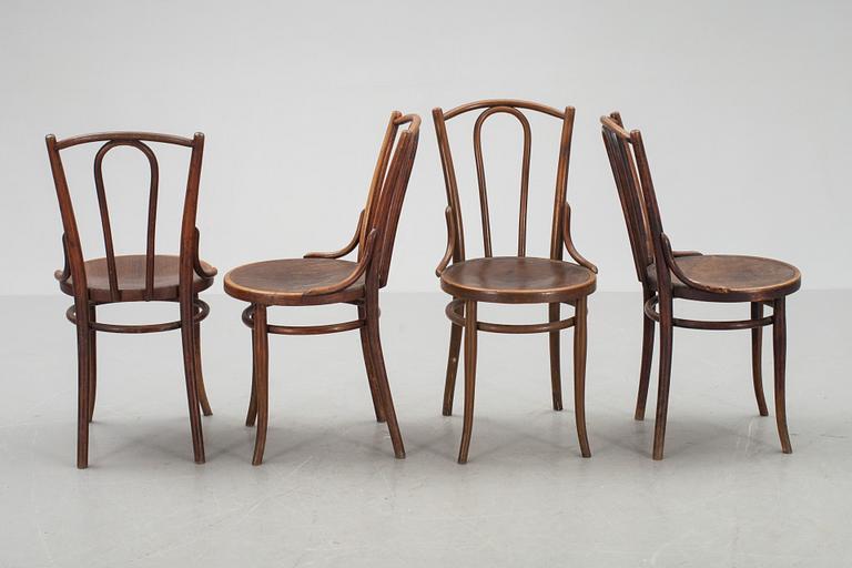 STOLAR, 4 st, Thonet, 1900-talets början.