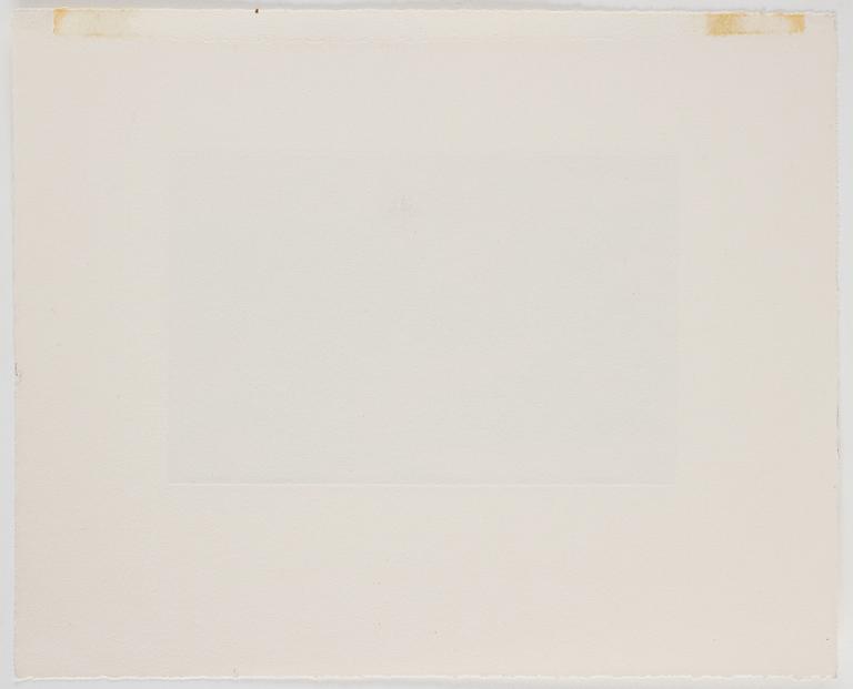 Gudmar Olovson, etching. Signed Gudmar and numbered EA 5/5 in pencil.