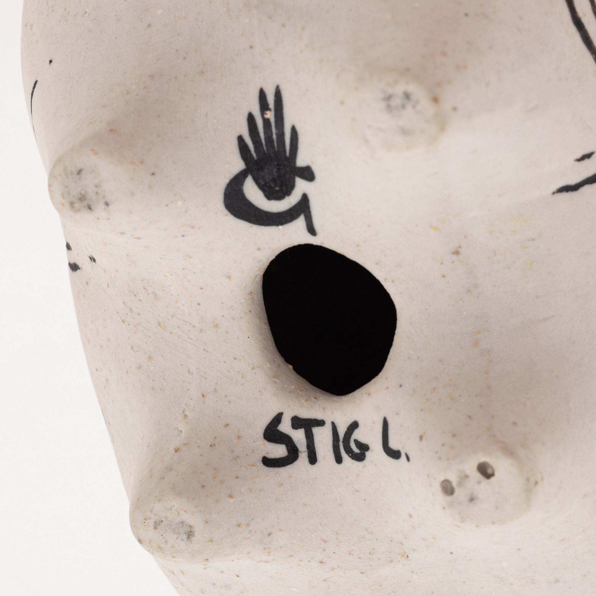 Stig Lindberg, skulptur, stengods, Gustavsberg studio.