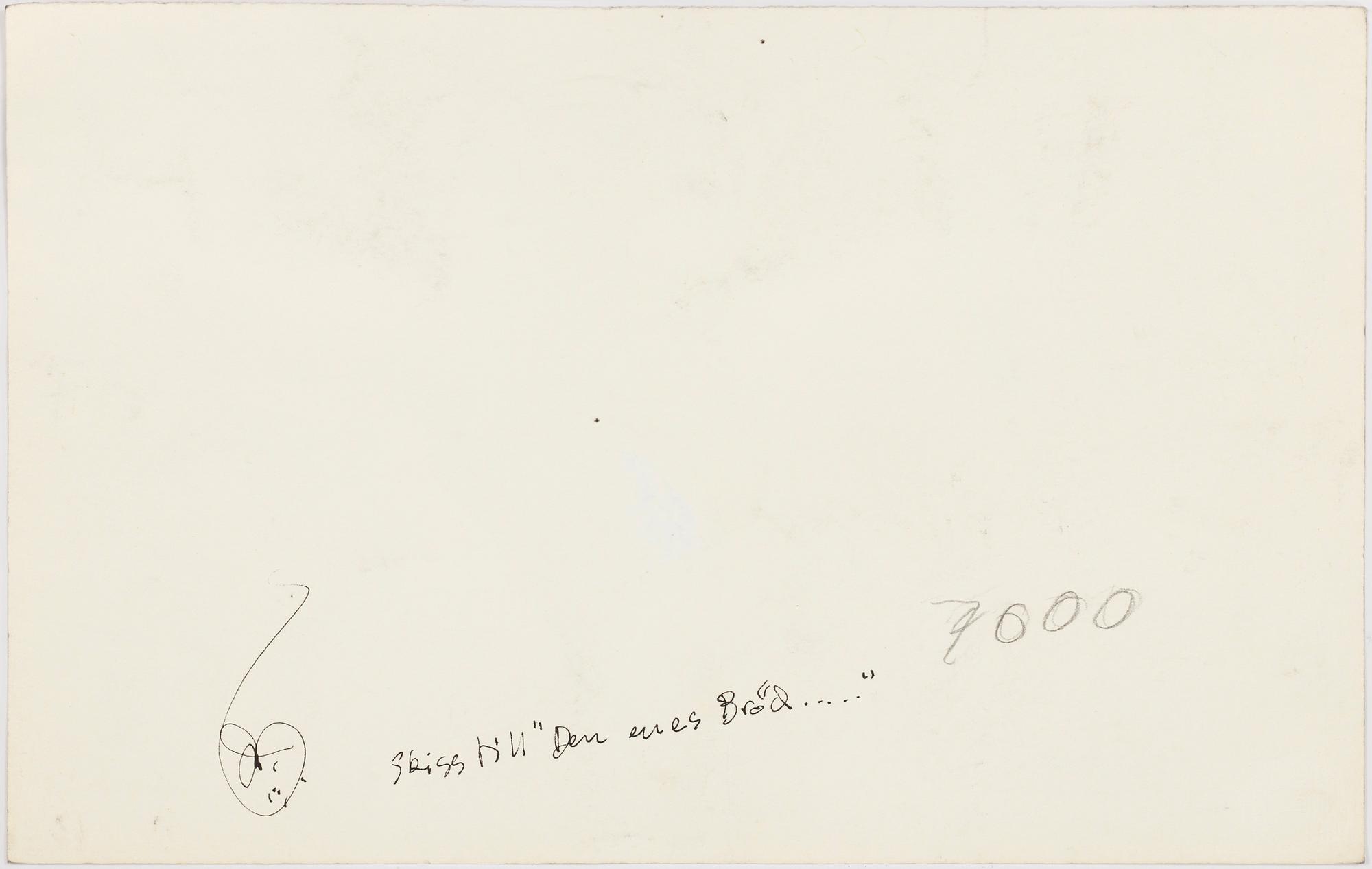 ULF RAHMBERG, Mixed media, signed with monogram verso.