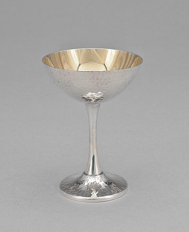 COCKTAIL COUPS, 12 st, sterlingsilver, 1900-talets mitt. Tot vikt ca 1370 g.