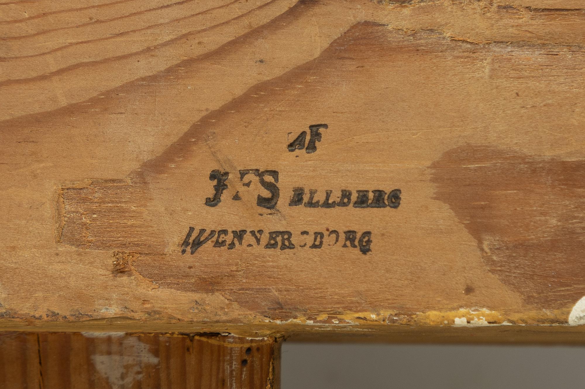 Spegellampetter, ett par, Empire, av Johan Fredrik Sellberg, Vänersborg, 1800-talets första hälft.