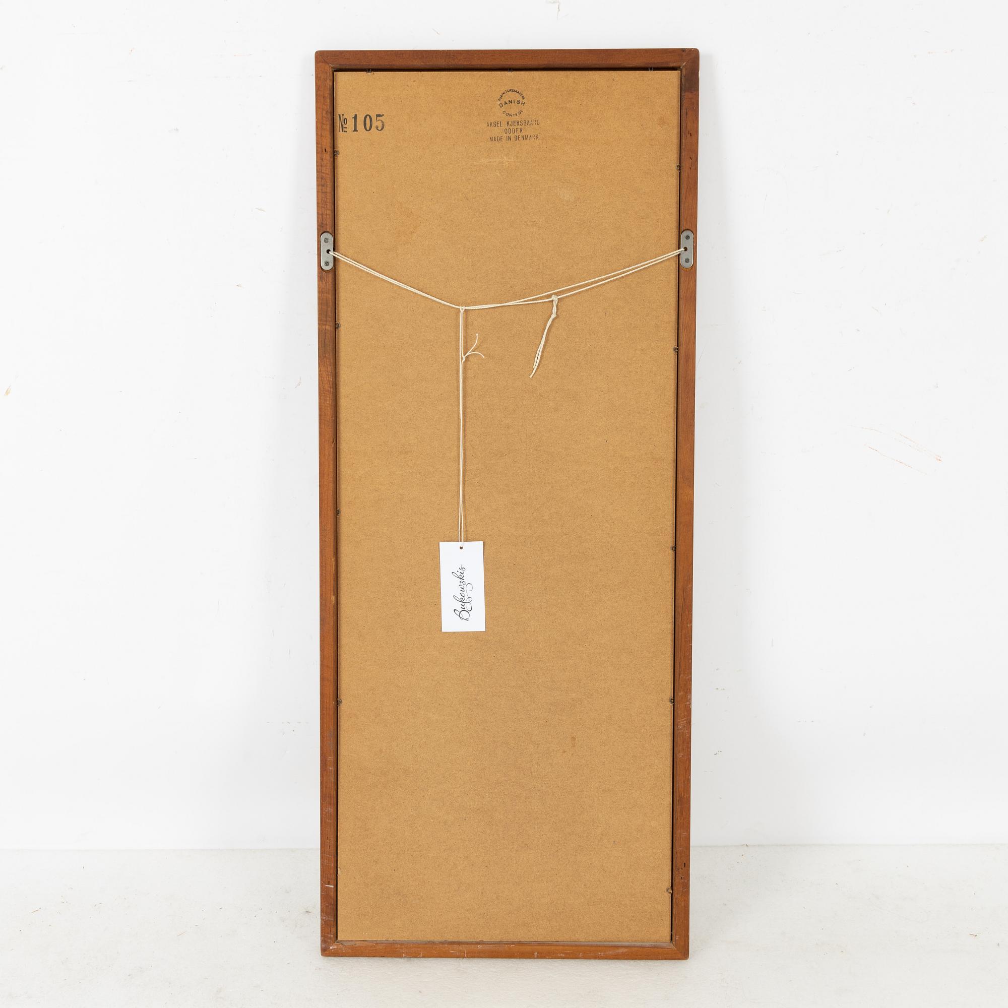 Aksel Kjersgaard, a model 105 mirror, Odder, Denmark, 1960's.
