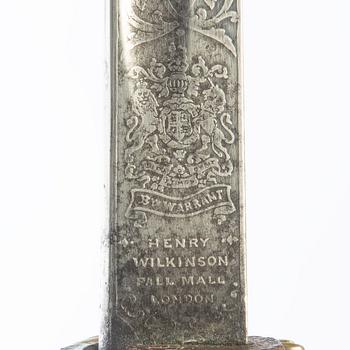 Sabel, brittisk, 1900-talets början, med balja.