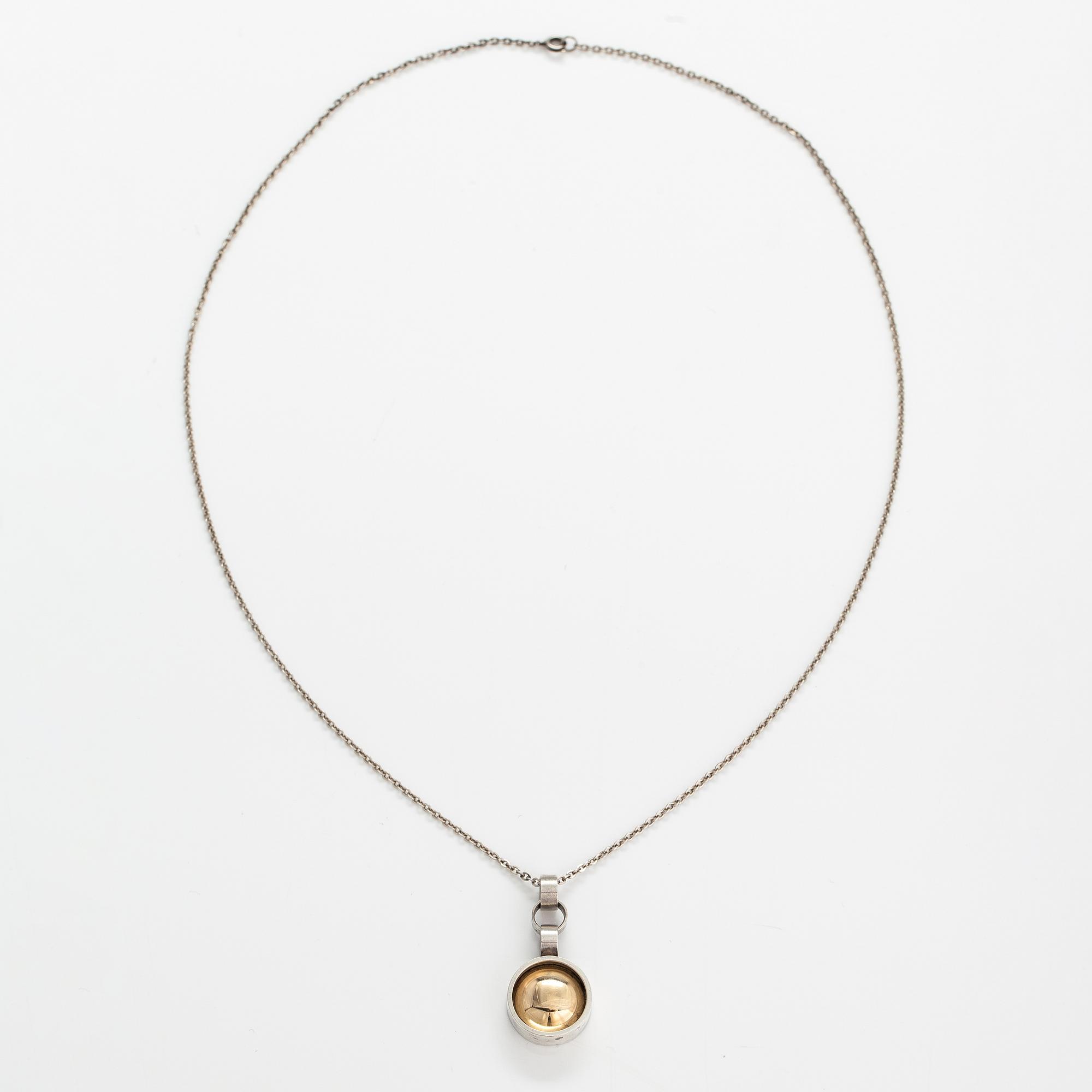 Elis Kauppi, Halsband, silver och guld. Kupittaan kulta, Åbo 1965.