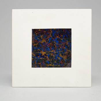 DAVID EISENHAUER, mixed media in box, signed and dated 1996 verso.