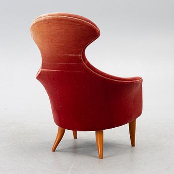 Kerstin Hörlin-Holmquist, an armchair, "Stora Eva" from the series "Paradiset", Triva, Nordiska Kompaniet, mid-20th century.
