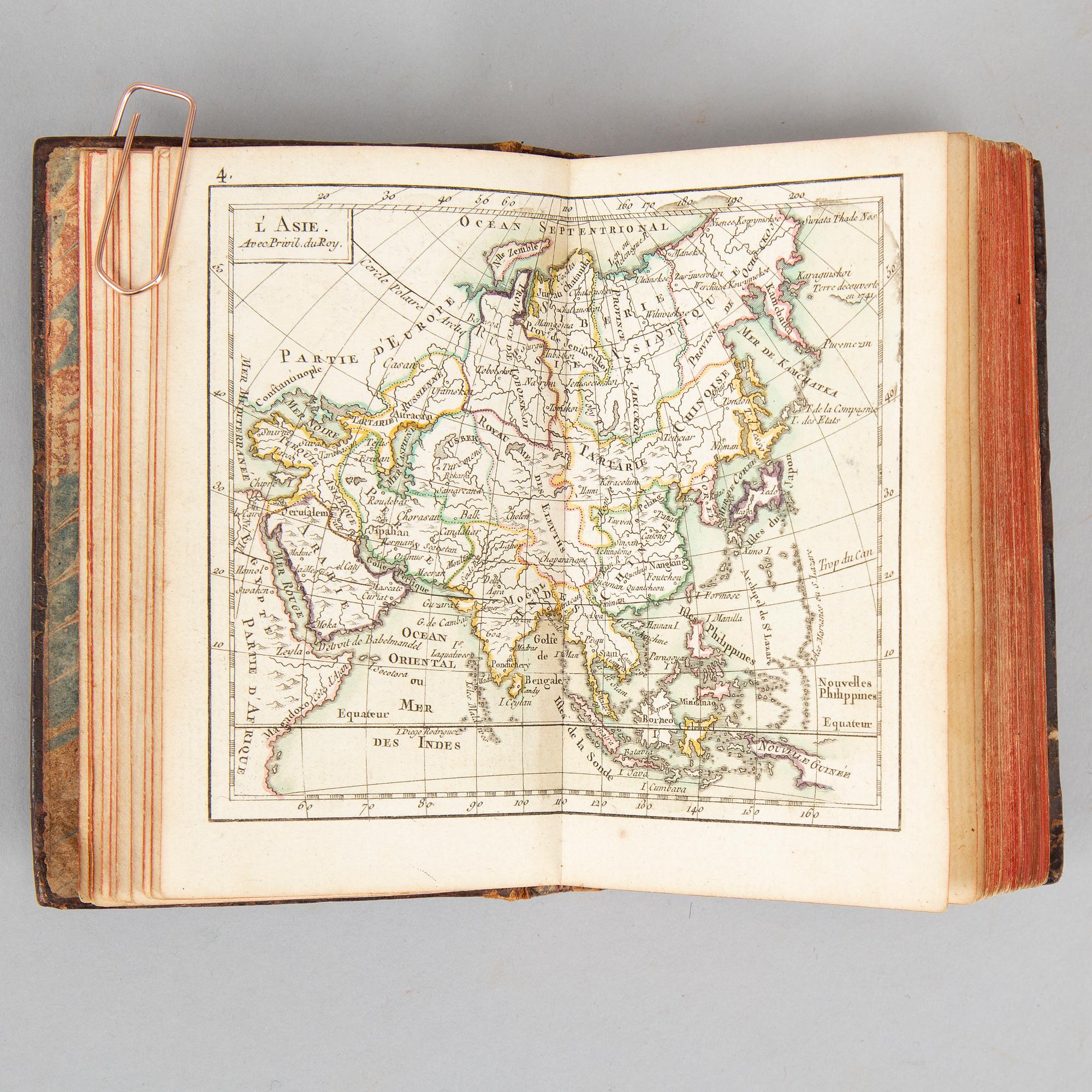 With 30 engraved maps and plates, 1762.