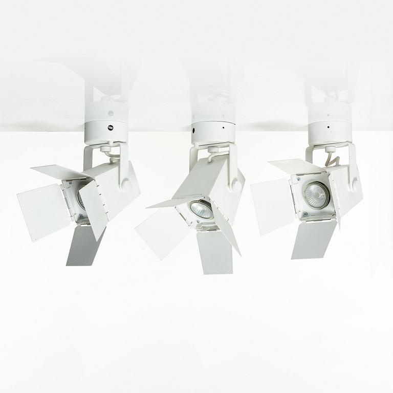 Thomas Bernstrand & Mattias Ståhlbom, a set of three 'Foto' spotlights, 2007.